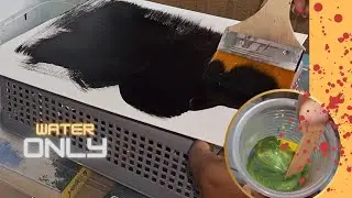 Paint With Me | Challenging Black Acrylic Fluid Art Part 1| # 3