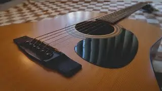 Cleaning my Acoustic Guitar! - Changing Strings & Polishing Frets