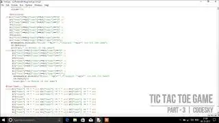 Tic Tac Toe Game - Part 3 | Python Tutorial | Python Game X and 0 | CodeSky