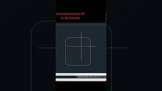 Autocad 2D Exercise 1 in 50 sec || Autocad Shorts Video | 