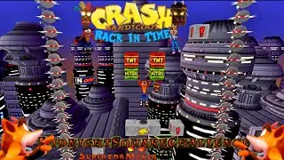 Crash Bandicoot - Back In Time Fan Game: Custom Level: Midnight Square Challange By Superior Maker