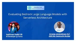 Evaluating Bedrock Large Language Models with Serverless Architecture and Amplify