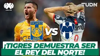¡Poderío felino! Tigres elimina a Rayados en Semifinales | Tigres vs Rayados | TUDN