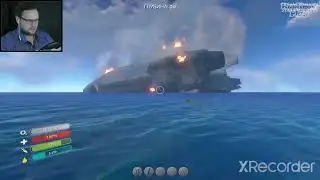 Реакция летсплейщиков на взрыв Авроры в subnautica.