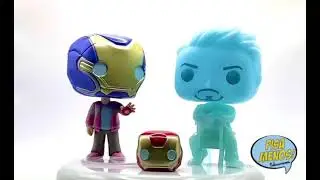 Funko Pop! Morgan Stark & Tony Stark - 2 Pack - Glows In The Dark