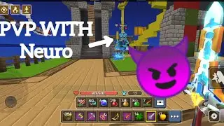 I PVP WITH Neuro, in bedwar BlockmanGo😈