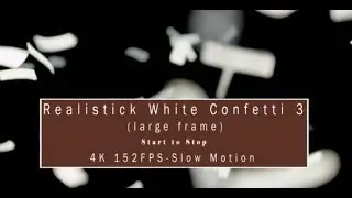 Realistic White Confetti 3 (2 Pack) | Motion Graphics - Videohive template