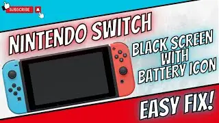NINTENDO SWITCH BLACK SCREEN WITH BATTERY ICON || EASY FIX (October 2024)