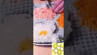Latch hook rug 🌸 timelapse 🌸
