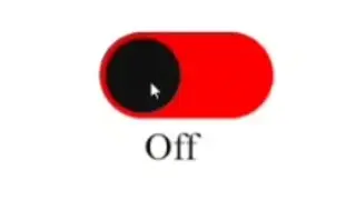 Toggle Button On/off Html css and 2 line js code only