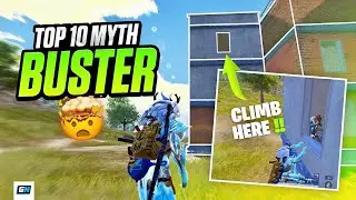 Top 10 New MythBusters in BGMI | By GodNixon | part - 1