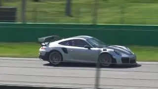 Maria Sharapova & Mark Webber in a 911 GT2 RS 2018