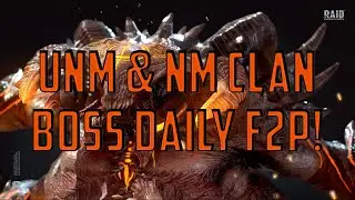 Raid F2P Doing Ultra Nightmare AND Nightmare CB Daily!