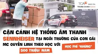 TCA - TRUNG CHÍNH AUDIO CUNG CẤP MICRO SENNHEISER CHO TRƯỜNG BVIS.