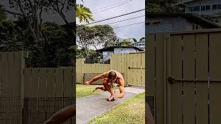 Trying the Dragon Squat for the First Time 2X SPEED - age 54, June 3, 2023, 8:19 am