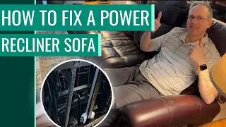How to fix a power recliner sofa