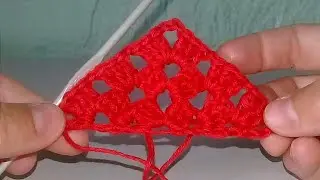 Основы вязания крючком косынки, платка, шали