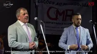 Cantoria "Caneta Escreve" Marcelo Dias e Samuel Borges, Semana Cultural dos Biscoitos 2024-07-18