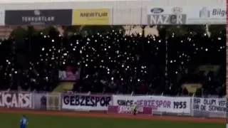 Eskiçarşı Maraton tribününde resital sunuyor ! (Gebzespor)