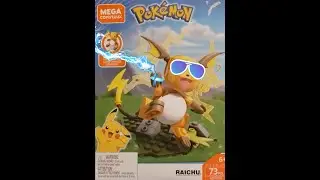 Raichu Pokemon Mega Construx building!