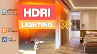 Interior HDRI Lighting with V-Ray/Corona Renderer for 3Ds Max - Bangla Tutorial