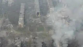 Вид на Мариуполь с высоты птичьего полета