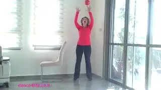 תרגול ביתי עם כדור כח, יוליה גמרמן פיזיותרפיסתית מוסמכת, 