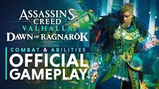 Combat & Odin Abilities Gameplay - Assassin's Creed Valhalla Dawn of Ragnarok DLC (AC Valhalla DLC)