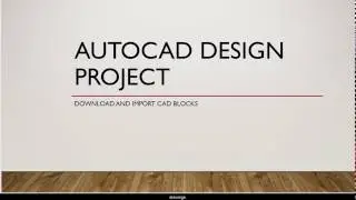 AutoCAD; Download and Import CAD Blocks
