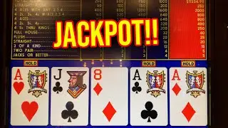 I ASKED FOR IT AND I GOT IT!! JACKPOT HANDPAY ON HIGH LIMIT VIDEO POKER!!