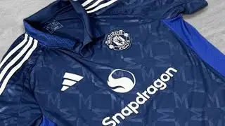 MANCHESTER UNITED "NEW"  OFFICIAL AUTHENTIC AWAY SHIRT KIT UNBOXING AND REVIEW!! 2024/25!