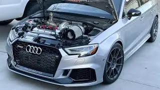 50 psi pulls in a 1265HP RS3 and why it needs to be taken apart. PART 1