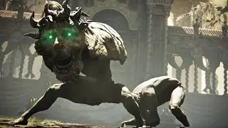 The Dancing Lion Intro Cutscene but without the cape