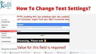 How To Change Text Settings in Google Spreadsheet?