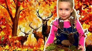 Осенняя поделка из шишек в детский сад своими руками