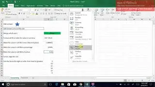 How to Use Formatting and Functions