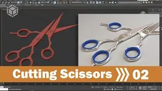 Como Modelar e Renderizar Tesoura 3ds Max e Vray Parte 02
