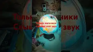 только мальчики слышат этот звук