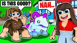 We Pretended To Be NOOBS To Test OUR SISTER In Adopt Me!