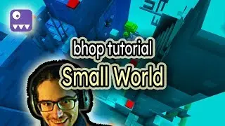 Bhop SMALL WORLD 👉 ALL 102 POINTS tutorial, walkthrough Krunker.io map 100%
