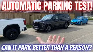 Testing Auto Park Assist 2022 Cadillac Escalade - Man vs Machine!