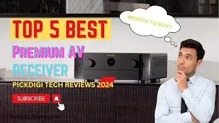 Top 5 Best Premium AV Receivers 2024 🎥 | Ultimate Home Theater Experience by Pickdigi!