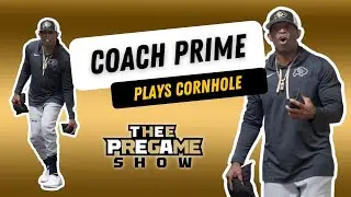 Almost Time For Summer Work and Coach Prime Is A Master of Corn Hole