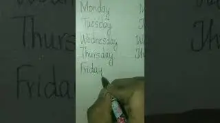 English writing l simple v/s cursive writing l shorts l