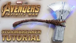 Thor's Stormbreaker TUTORIAL DIY Avengers: Infinity War *free templates*