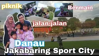 Jalan-jalan ke Danau Jakabaring Palembang with My  Love and Sikembar