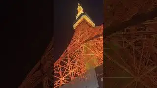 Tokyo Tower Japan. Famous tower visit 2024.