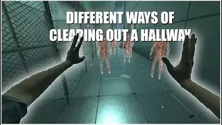 DIFFERENT WAYS TO CLEAR OUT A HALLWAY IN  BONELAB/BONEWORKS