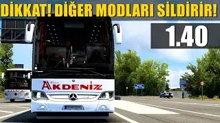 EN GERÇEK OTOBÜS MODU !! BÖYLESİ GÖRÜLMEDİ.. ETS 2 1.40 TRAVEGO S OTOBÜS MODU