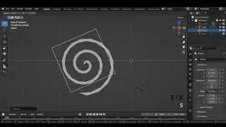 Roll up cube in Blender 3D with Simple Deform modifier with BEND